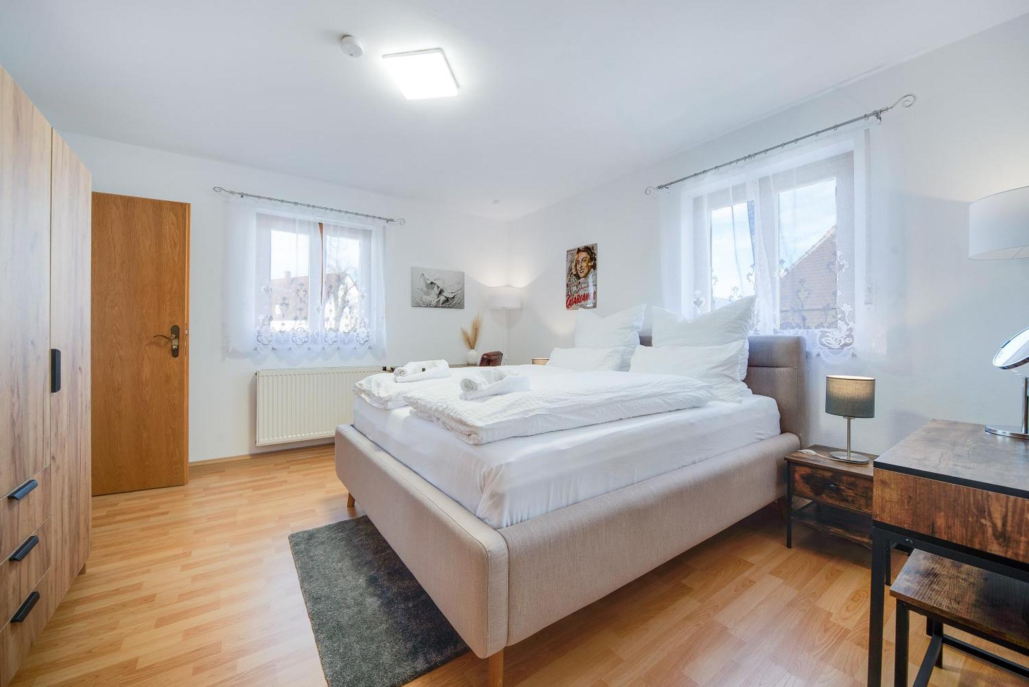 Fewo-Lavees Moderne Zentrale Fewo Nahe Omv Wacker Kliniken Burg -Eigener Eingang-Schluesselloser Check In 부르크하우젠 외부 사진